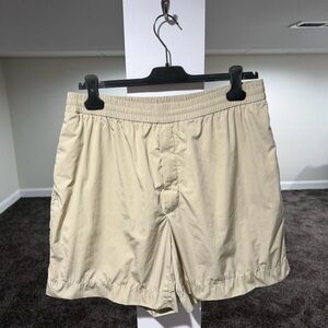 The Row Gerhardt Shell Casual Light Biege Shorts